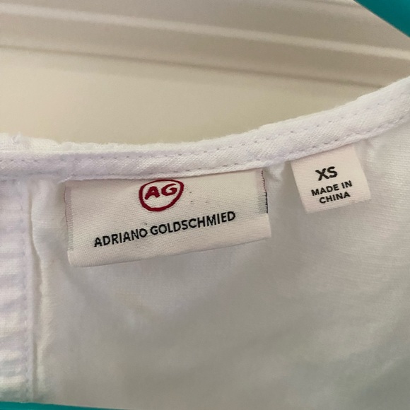 White AG Ruffle Blouse - Picture 2 of 2